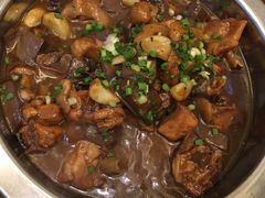 农家土鸡烧鸭血-无为土家菜(玉桥店)