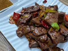 爆炒羊肝-旺原领头羊餐厅