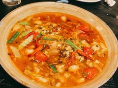 椒香水煮跳水蛙-柒园·三十年创意杭帮菜(龙湖滨江天街店)