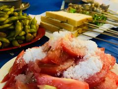 凉拌西红柿-山纺老张烧烤(长风西街店)