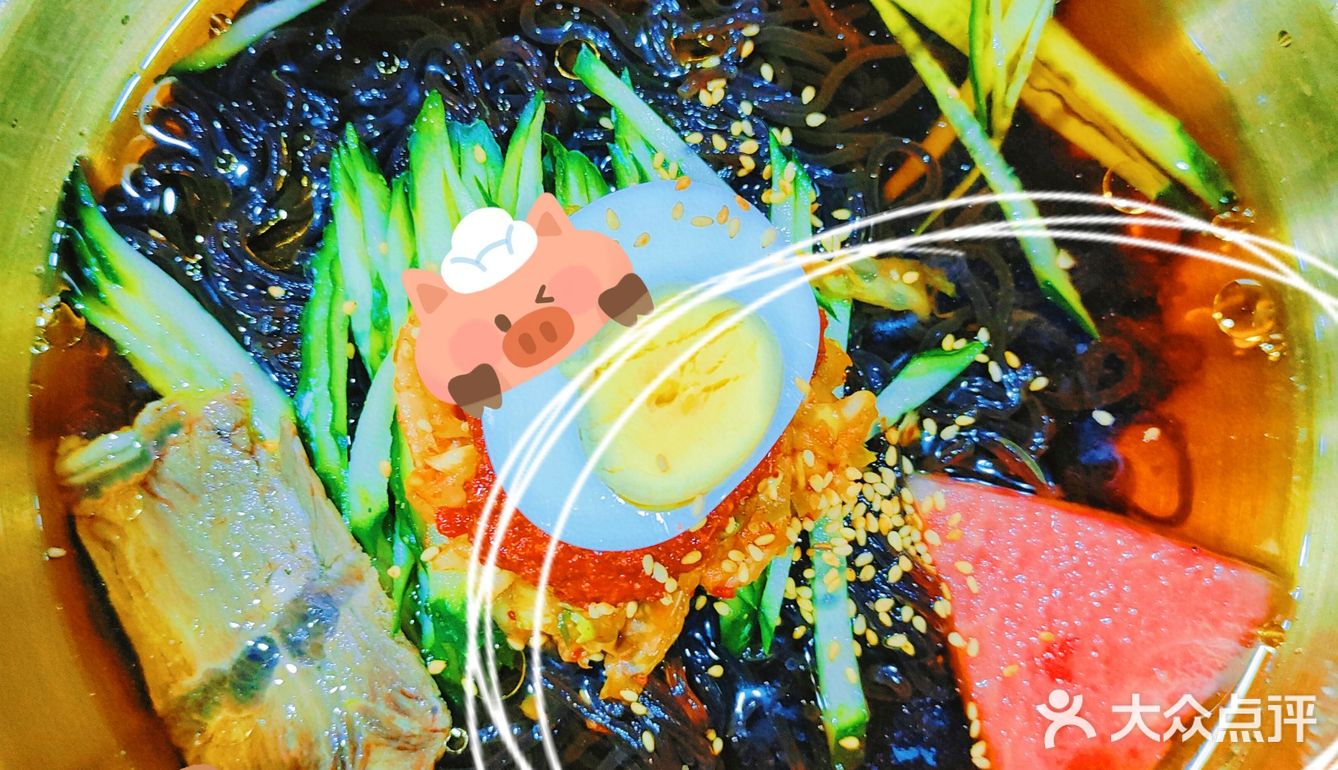 冷面是夏天的解药哦｜比脸都大的大冷面