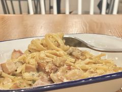 奶油培根意面-HELLO 27 意面·沙拉·帕尼尼