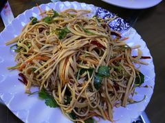 炝拌干豆腐-丽梅羊汤土菜馆(河畔花园店)