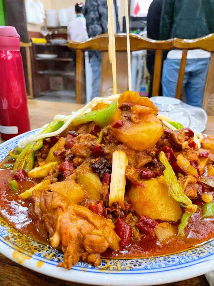 福顺祥大盘鸡(临潼店)-"这家大盘鸡非常火,这次和同事一起来到临过.