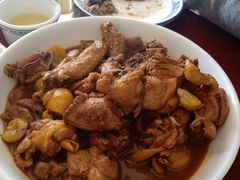 栗子烧鸡-天目湖刘老四农庄