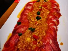 蒜汁牛舌-韩悦牛排烤肉无限续(宝能中心店)