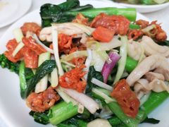 菜心炒双蚌-顺德渔鲜酒家