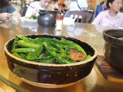 豆豉鲮鱼炒油麦菜-和记菜馆