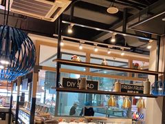 面包甜点陈列柜-比格比萨自助(密云店)