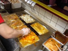 烤冷面制作过程-四环冷面王(西单华威约饭街店)