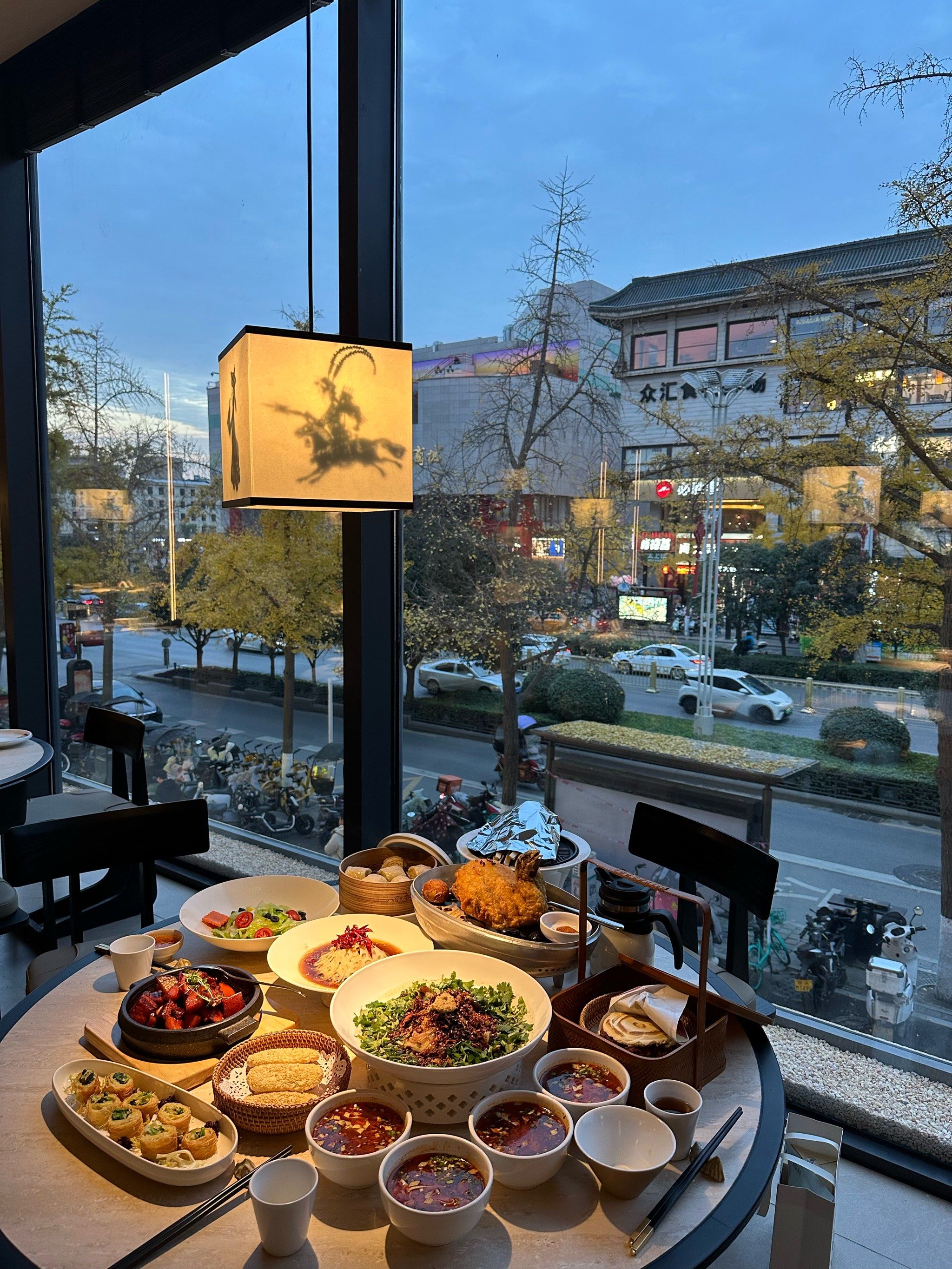 西安!钟楼!博物馆餐厅!