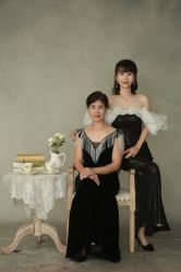 -时光纪亲子全家福照相馆(静安店母女写真父母纪念照)