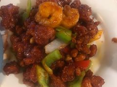 椒香虾仁爆鸡球-陈傻子餐厅(世纪都会店)