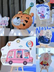 -11 Baby百日宴生日气球创意布置