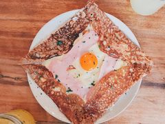 巴黎火腿鸡蛋芝士蘑菇可丽饼-RAC BAR(安福路店)