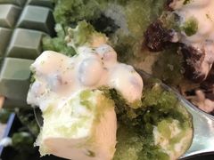 日式抹茶生乳かき氷-WONDER ICE 萬得冰田(建設路总店)