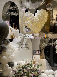 -团子宝宝宴派对百日宴生日布置策划·求婚策划·气球布置别墅民宿