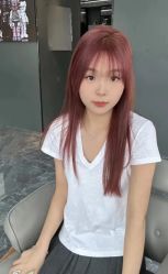 点击看大图 -藤野造型烫发染发