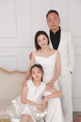-时光纪亲子全家福照相馆(静安店母女写真父母纪念照)