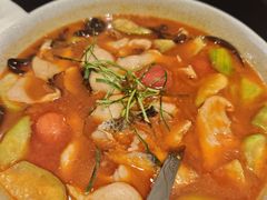 酸汤丝瓜鱼片-勺园中餐厅