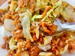 花生米炒里脊-满洲八旗铁锅靠大鹅(清泉文苑店)