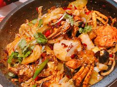胖孩螃蟹干拌面-友达面馆(二七南路店)