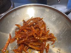 拌明太鱼-草家酱蟹炭火烤肉店(珲春南路一店)