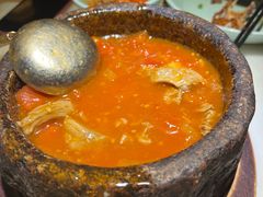 西红柿牛肉山药煲-绿茶餐厅(西单老佛爷店)