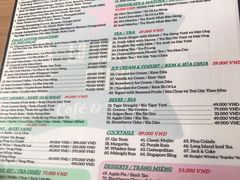 菜单-Le Chalet Dalat