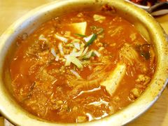 猪颈肉泡菜汤-金北顺大锅家(신사본점)
