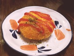 芝士炸土豆饼-金龙咖喱