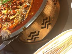 -探鱼·鲜青椒爽麻烤鱼(西南商都店)