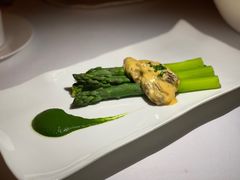 绿芦笋配羊肚菌-Jean Georges