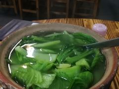咸蛋芥菜肉片汤-禄源公·老莞诚饭店
