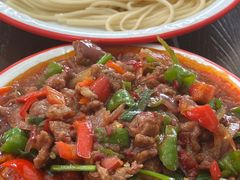过油肉拌面-托克逊老四号餐厅