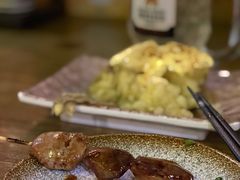 烤鸡皮鸡胗鸡心鸡肝-鸟内会居酒屋(得意潮馆店)