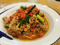 小炒黄牛肉-湘缘道客•湘缘饭店·25年湘菜馆(古墩路店)