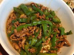 青椒肉丝拌面-花园茶楼(兴城西路店)