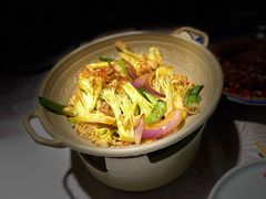 小炒有机花菜-雲蜀龙阁·金牌水煮鱼(方庄店)