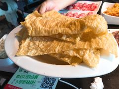 炸腐竹-锅说大脸毛肚重庆老火锅(佐阾店)
