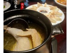 老鸡汤泡炒米（半只）-集贤门·徽菜(福田店)