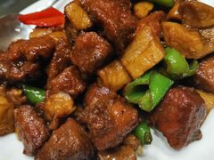 黑椒牛肉粒-纪林菜馆·博山菜老字号(华光路店)