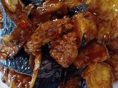 焦糖茄子牛肉粒-桃子餐厅·天津菜(红星路直营店)