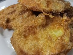 鸡蛋炸馒头片-大槐树烤肉馆