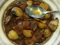 砂窝茨菇干烧肉-南京凤凰台饭店