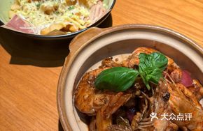 Pepper Shrimp Three-Cup Chicken