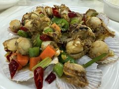 葱爆威海扇贝-郭姐·威海渔村(黄兴路店)