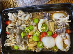 -东来菜馆•手抓海鲜家常菜•海鲜锅贴(鸽子窝店)