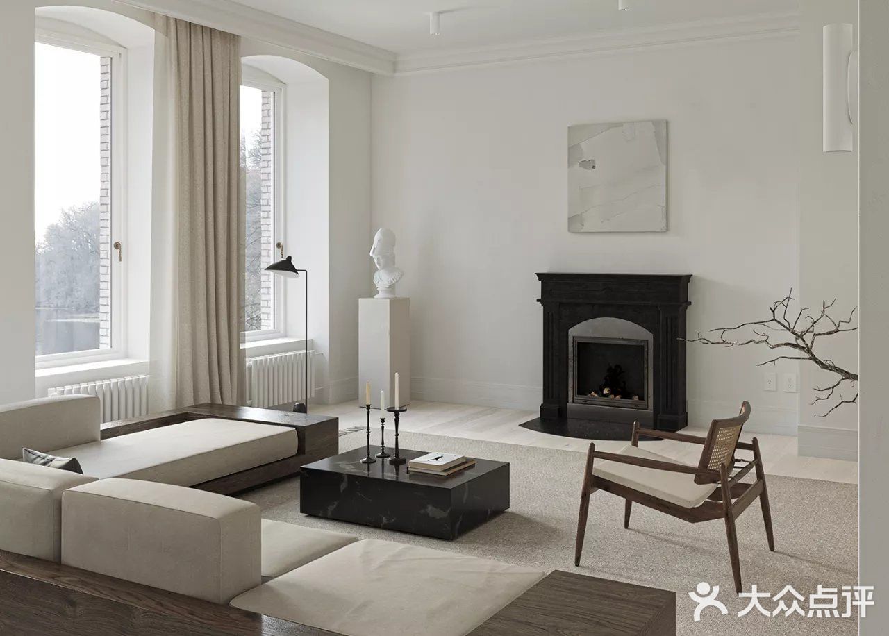 现代简约风公寓，满分的设计！[胜利]