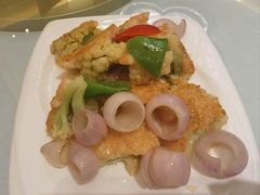 虾仁菜花-弘雅饭店